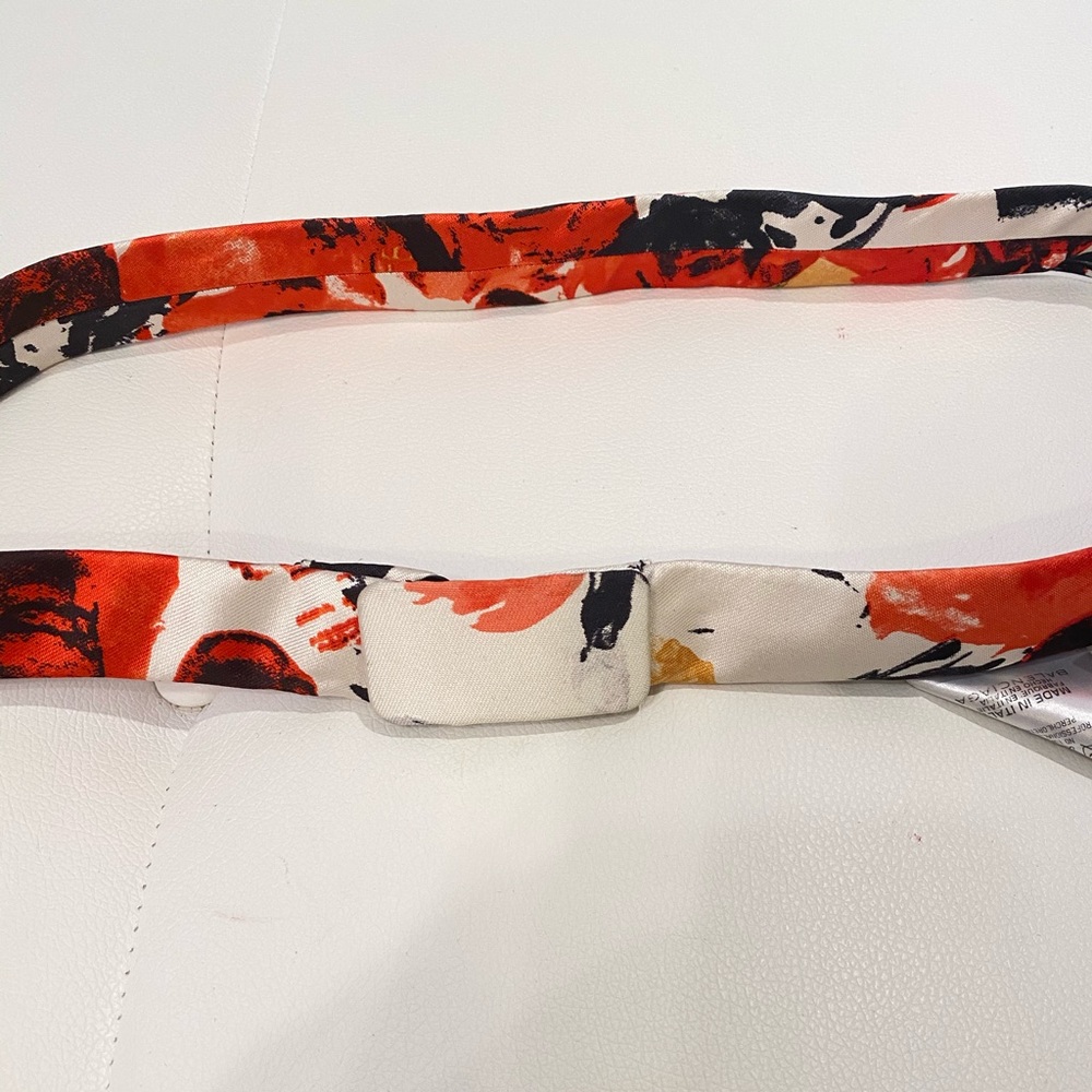 BALENCIAGA Silk Multicolor Belt Sz M - Picture 4 of 5